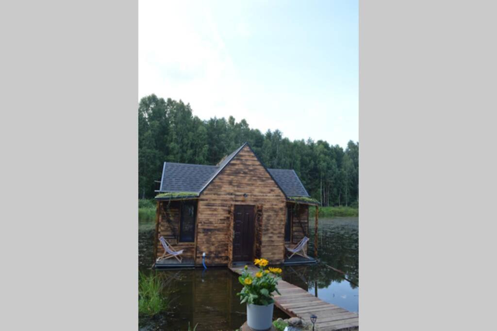 Heather Hut, Off-Grid Cottage On A Pond+2 Ha Darzkowo Exteriér fotografie