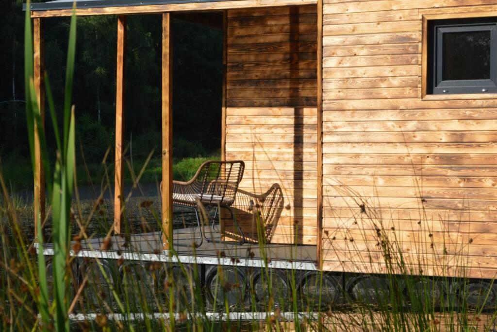 Heather Hut, Off-Grid Cottage On A Pond+2 Ha Darzkowo Exteriér fotografie