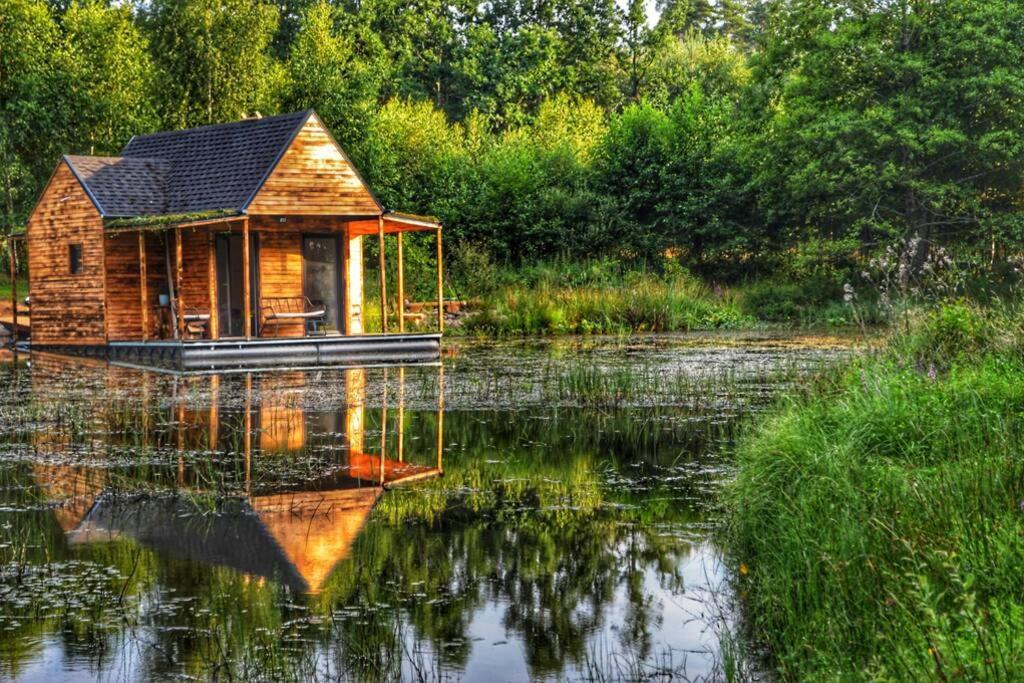 Heather Hut, Off-Grid Cottage On A Pond+2 Ha Darzkowo Exteriér fotografie